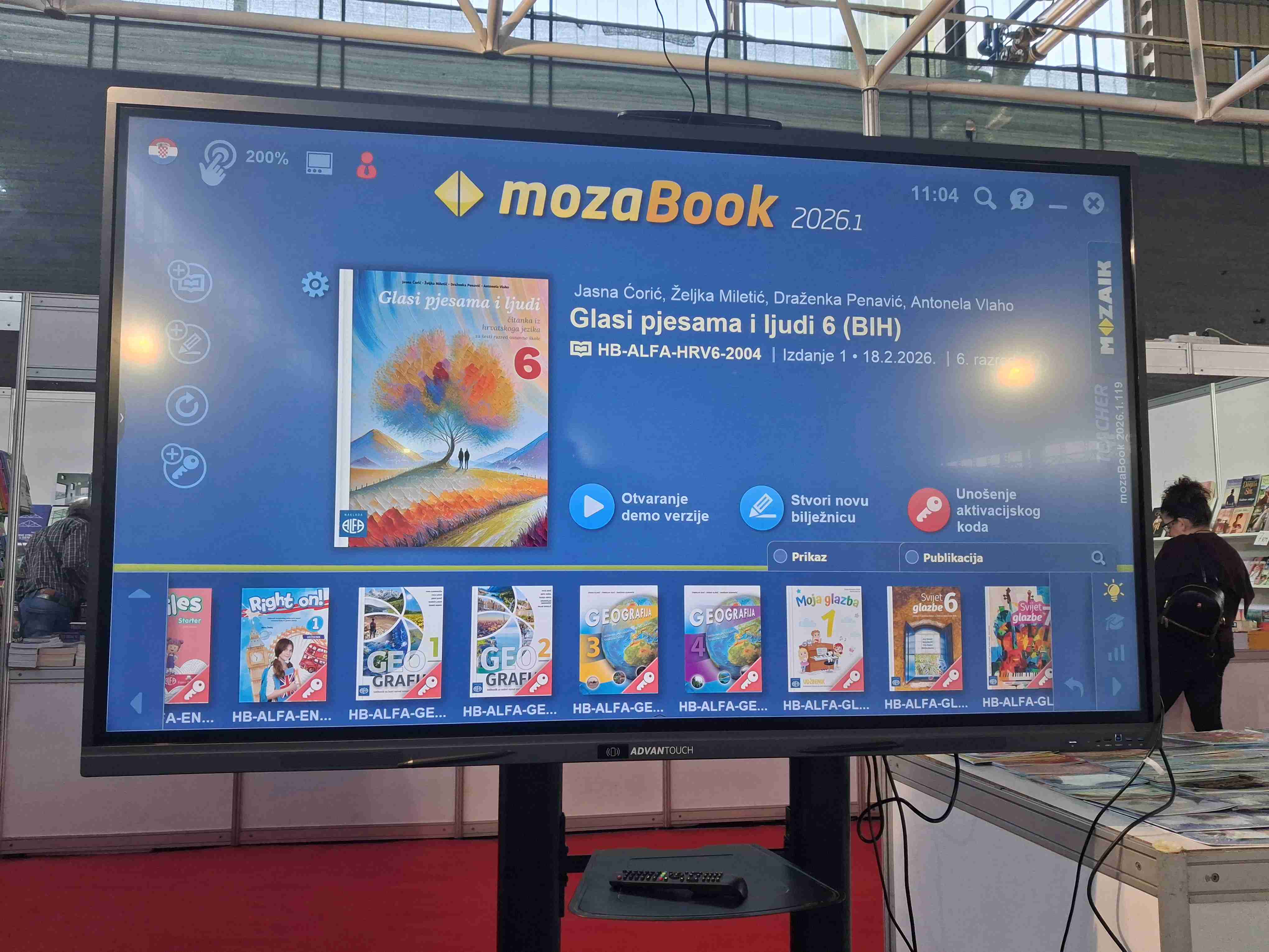  Predstavnice Zavoda za odgoj i obrazovanje sudjelovale na mozaBook – prezentaciji i interaktivnoj radionici, Alfa – virtualni kabinet i A-udžbenik